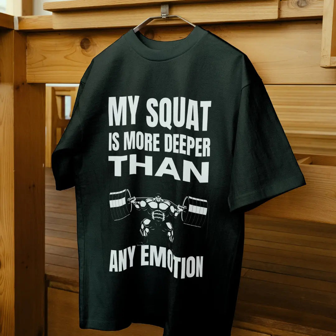 MY SQUAT – Gym T-Shirt for Men Who Love Deep Squats Hungry Eagle