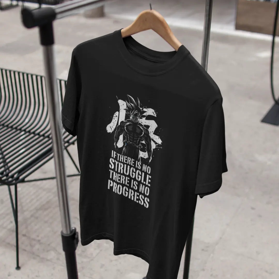 No Struggle No Progress - Gym T-Shirt for Men Hungry Eagle