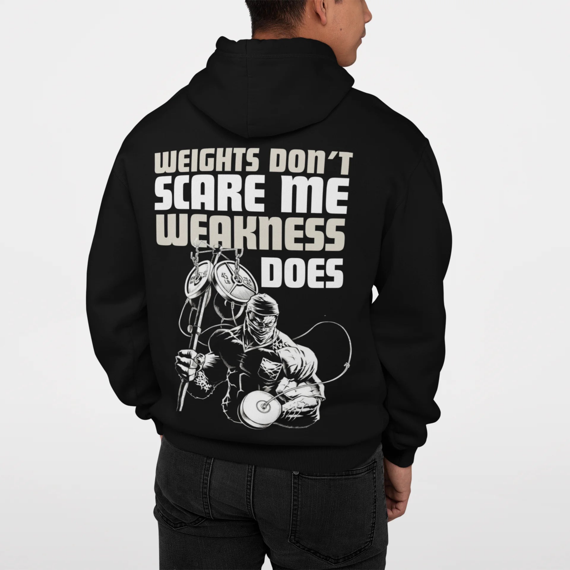 Black Gym Hoodies for Men