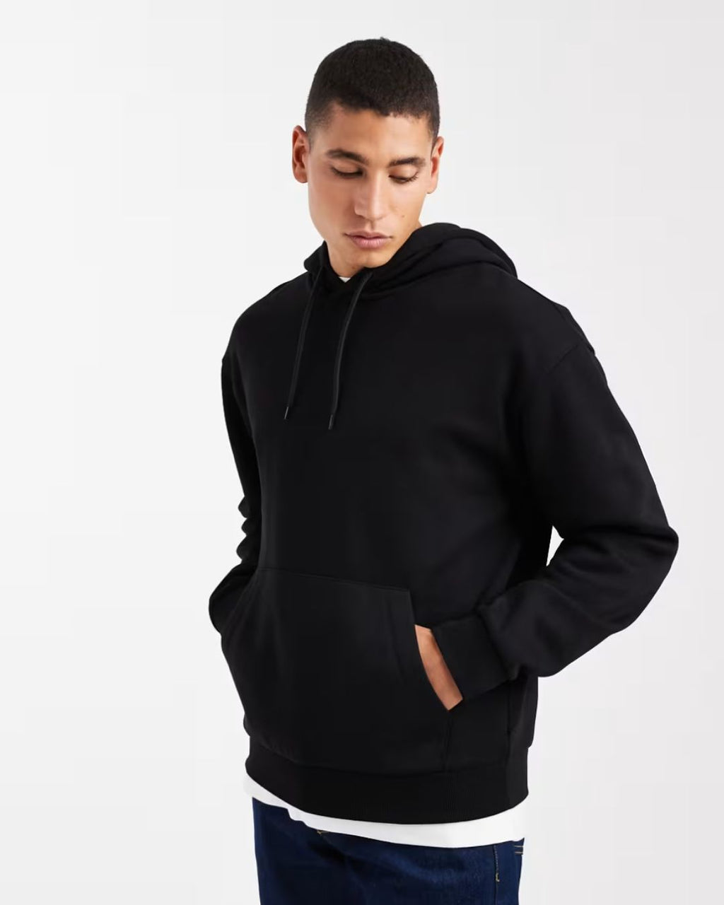 Regular Black Hoodie