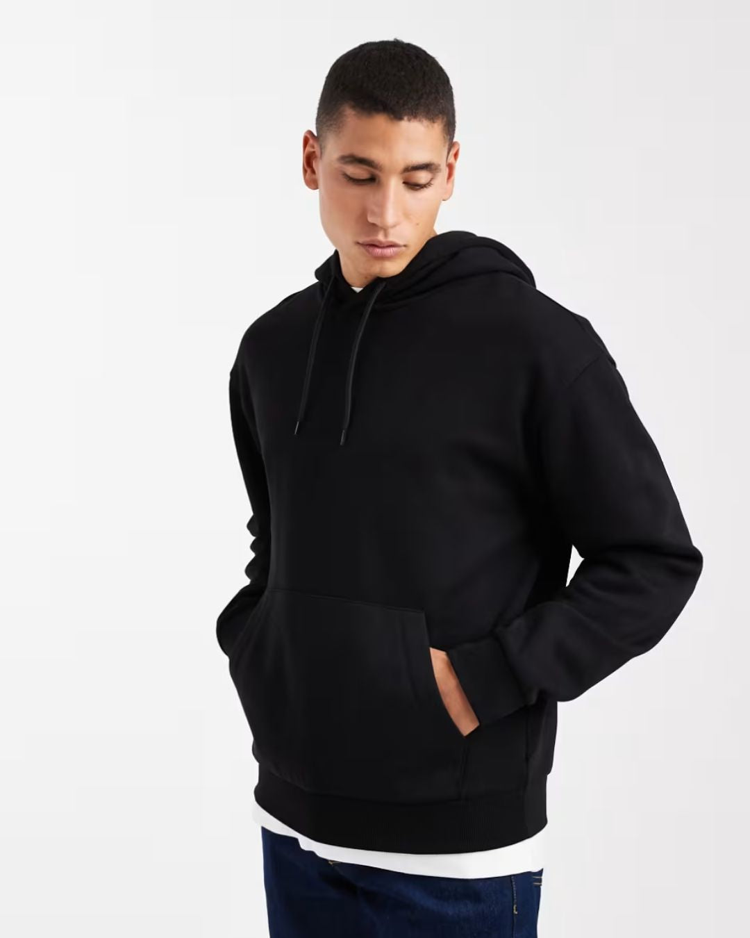 Regular Black Hoodie