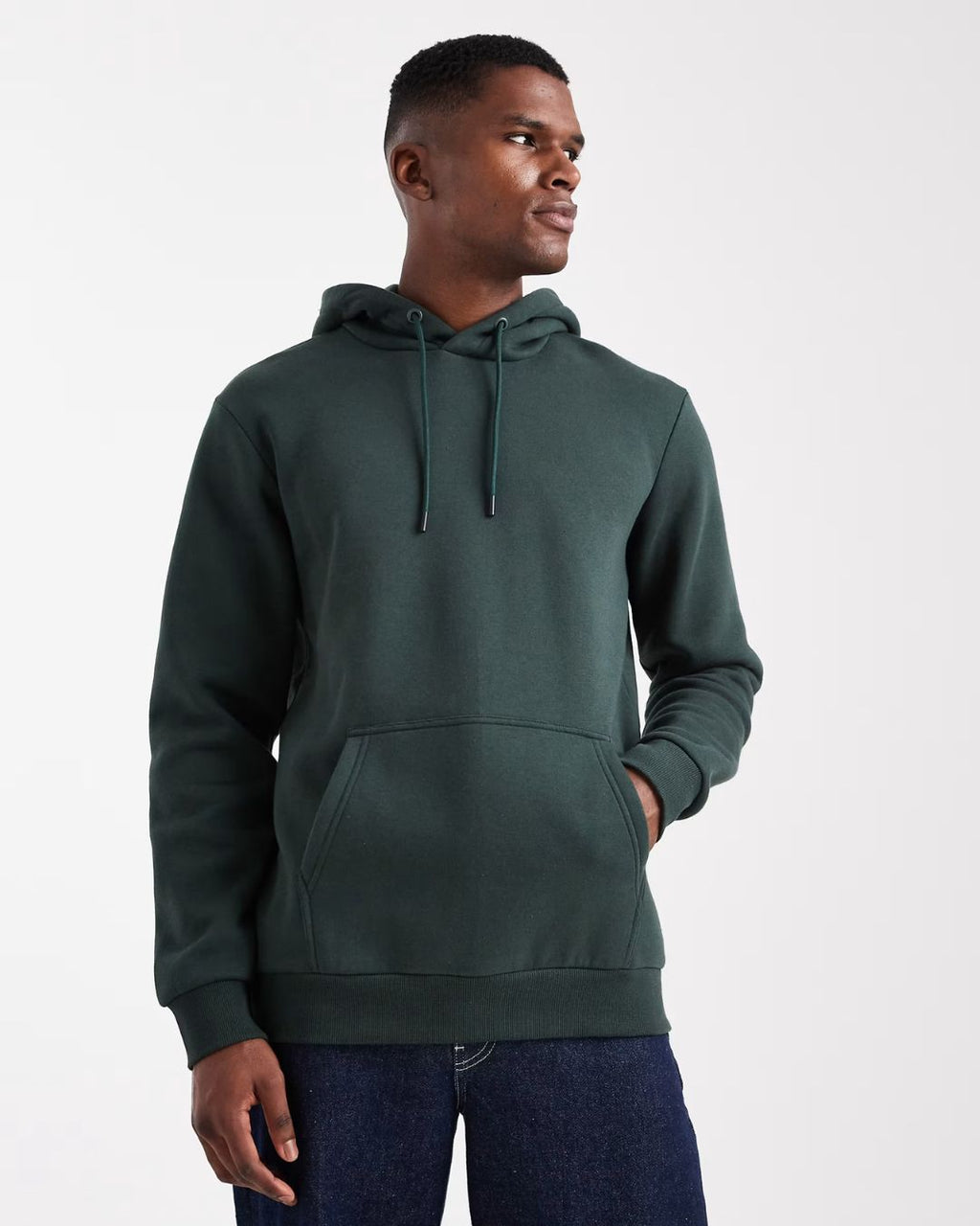 Bottle Green Regular Hoodie