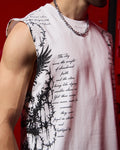Fallen Wings Sleeveless T-Shirt – White