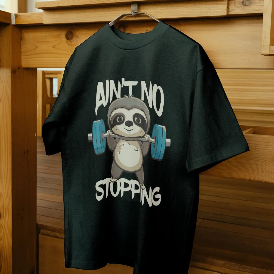 Gym T-Shirt for Men – Ain’t No Stopping Hungry Eagle