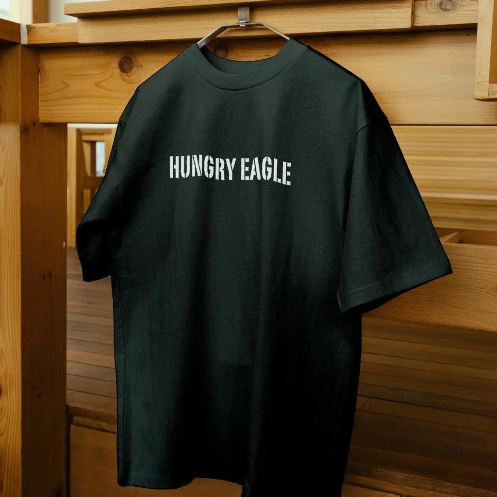 Gym T-Shirt for Men – No Struggle, No Progress Hungry Eagle