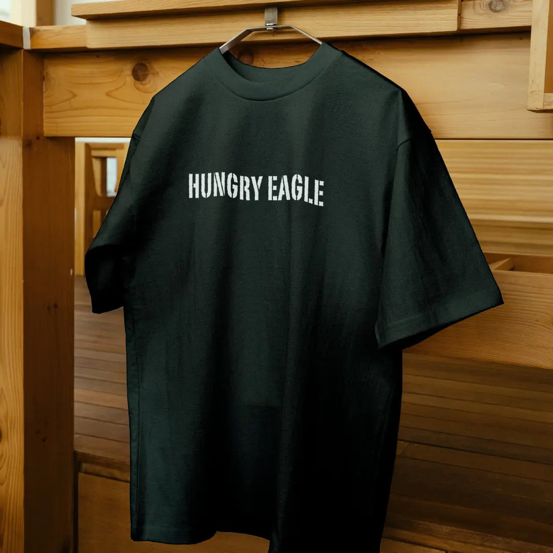 Gym T-Shirt for Men – No Struggle, No Progress Hungry Eagle