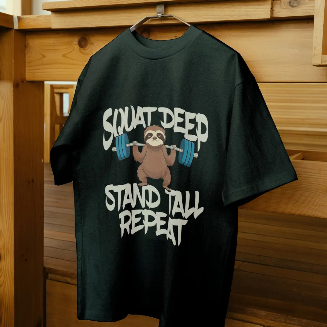 Gym T-Shirt for Men – Perfect for Deep Squat Lovers Hungry Eagle