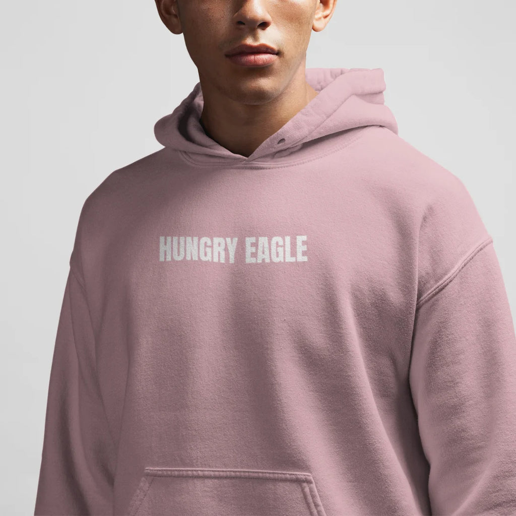 I'm Not Here to Talk - Gym Hoodie for Men 400 GSM Hungry Eagle