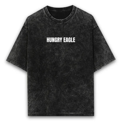 Hungry Eagle Acid Wash Oversized T-Shirts - 250 GSM Hungry Eagle