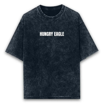Hungry Eagle Acid Wash Oversized T-Shirts - 250 GSM Hungry Eagle