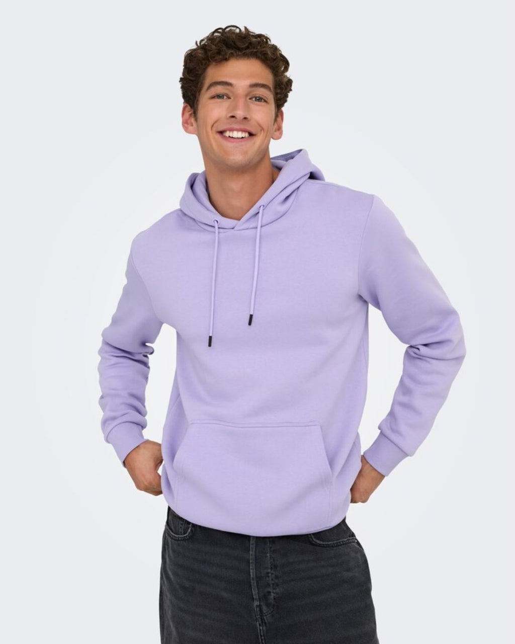 Lavender Plain Hoodie