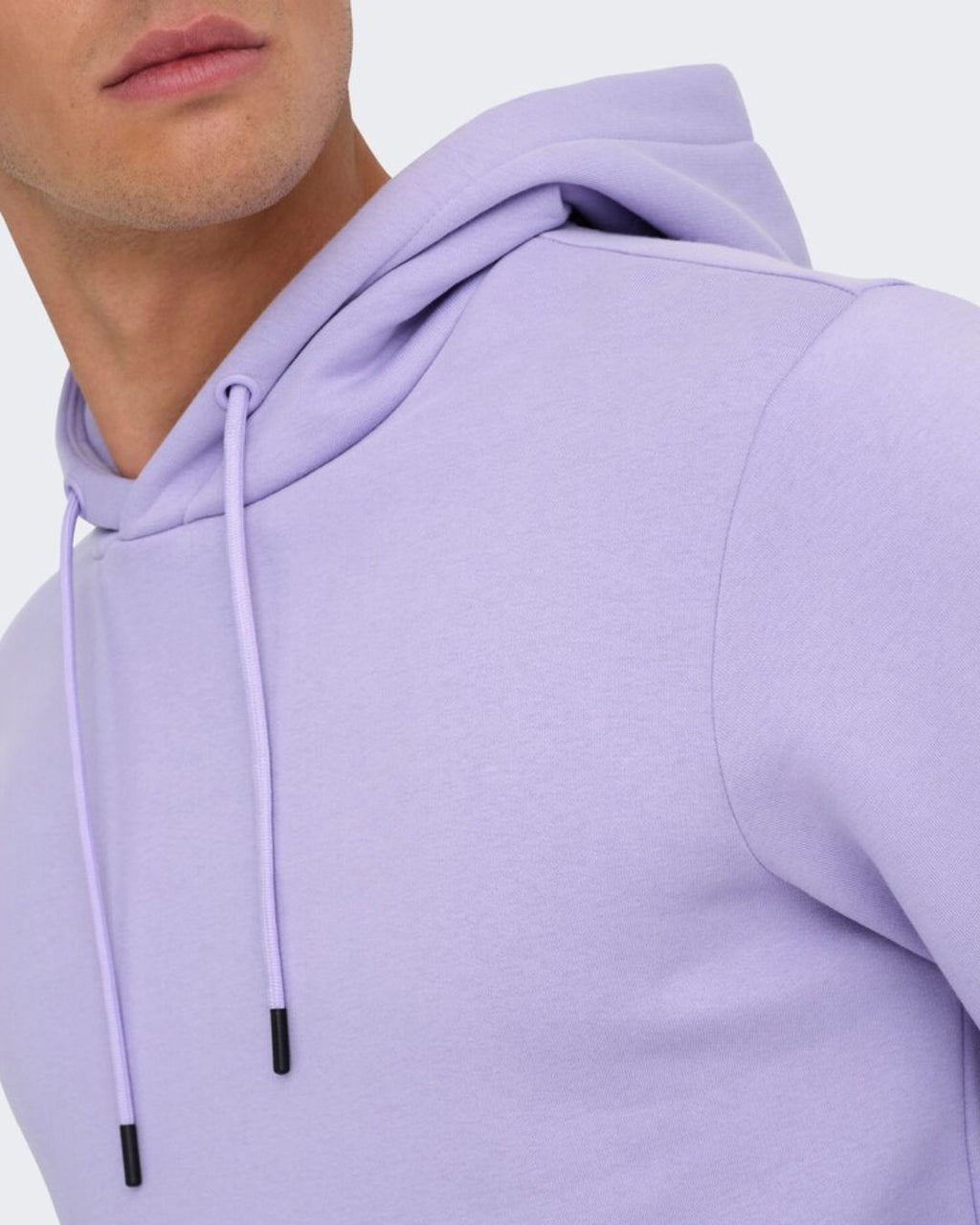 Lavender Plain Hoodie