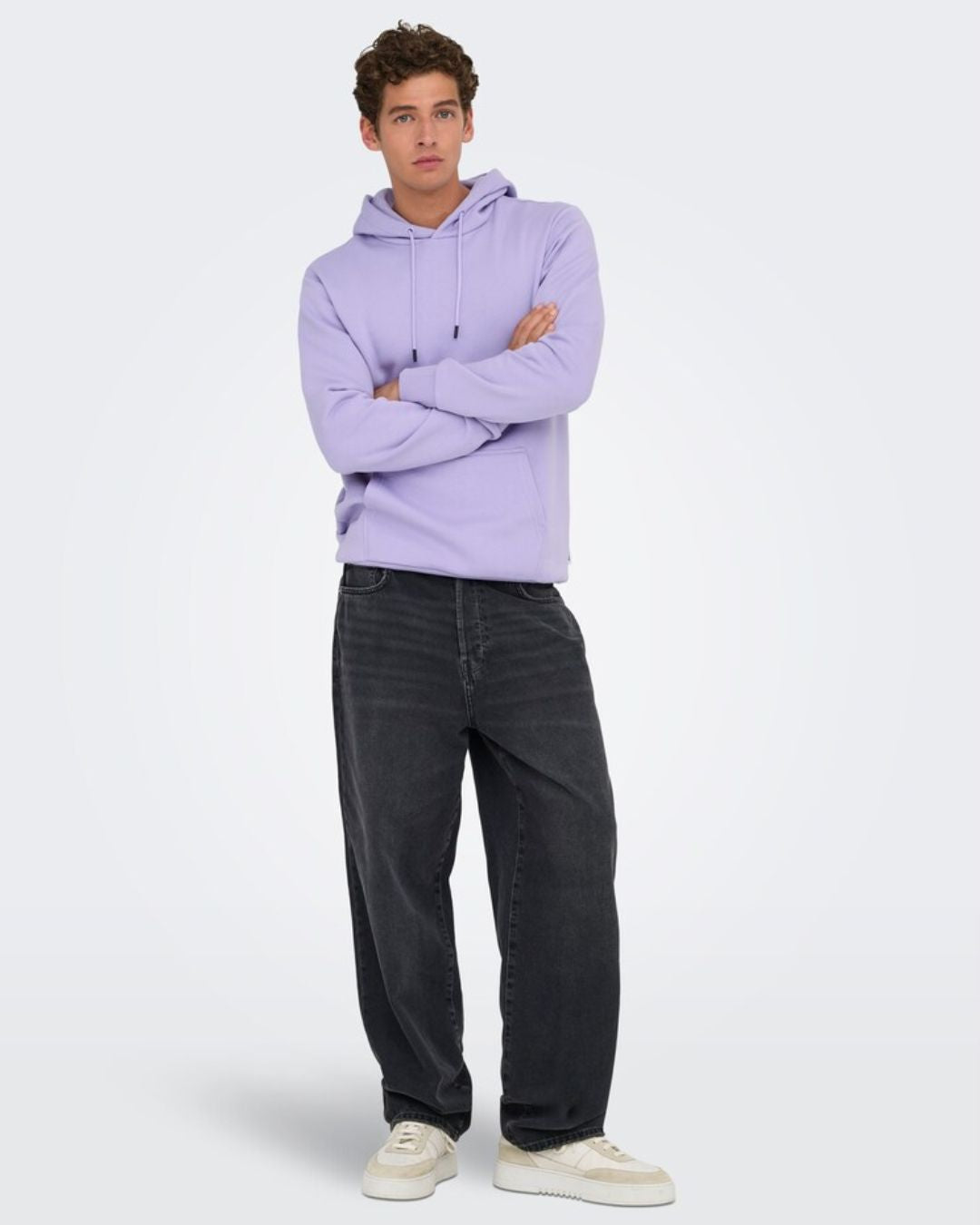 Lavender Plain Hoodie