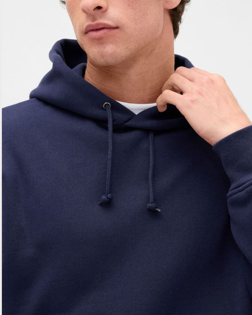 Navy Blue Plain Hoodie