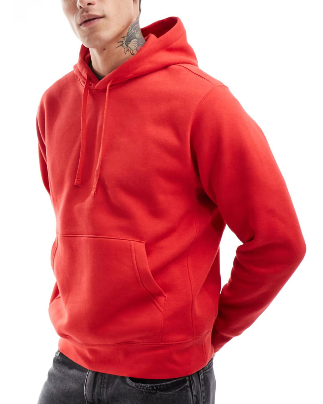 Red Regular Hoodie