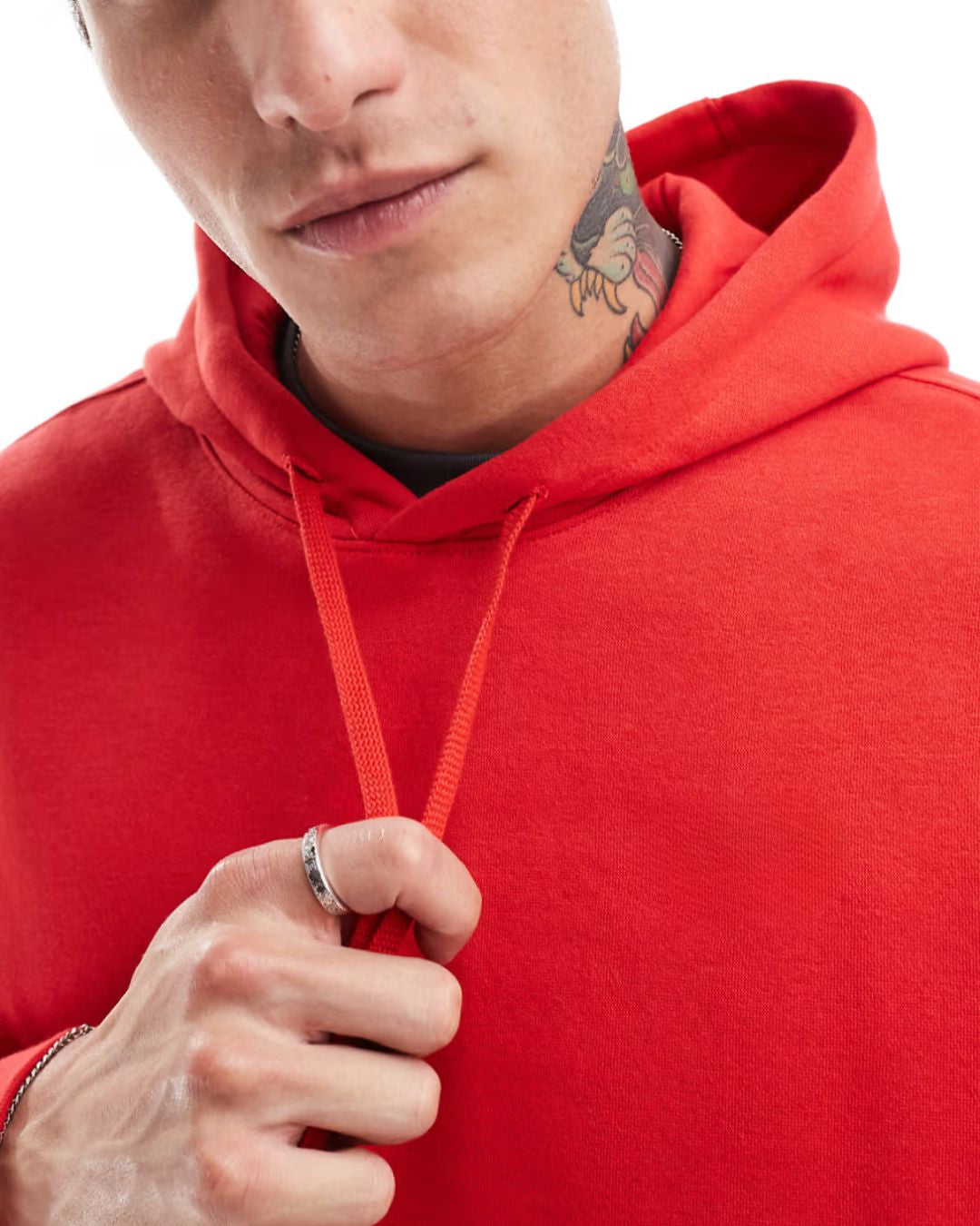 Red Regular Hoodie