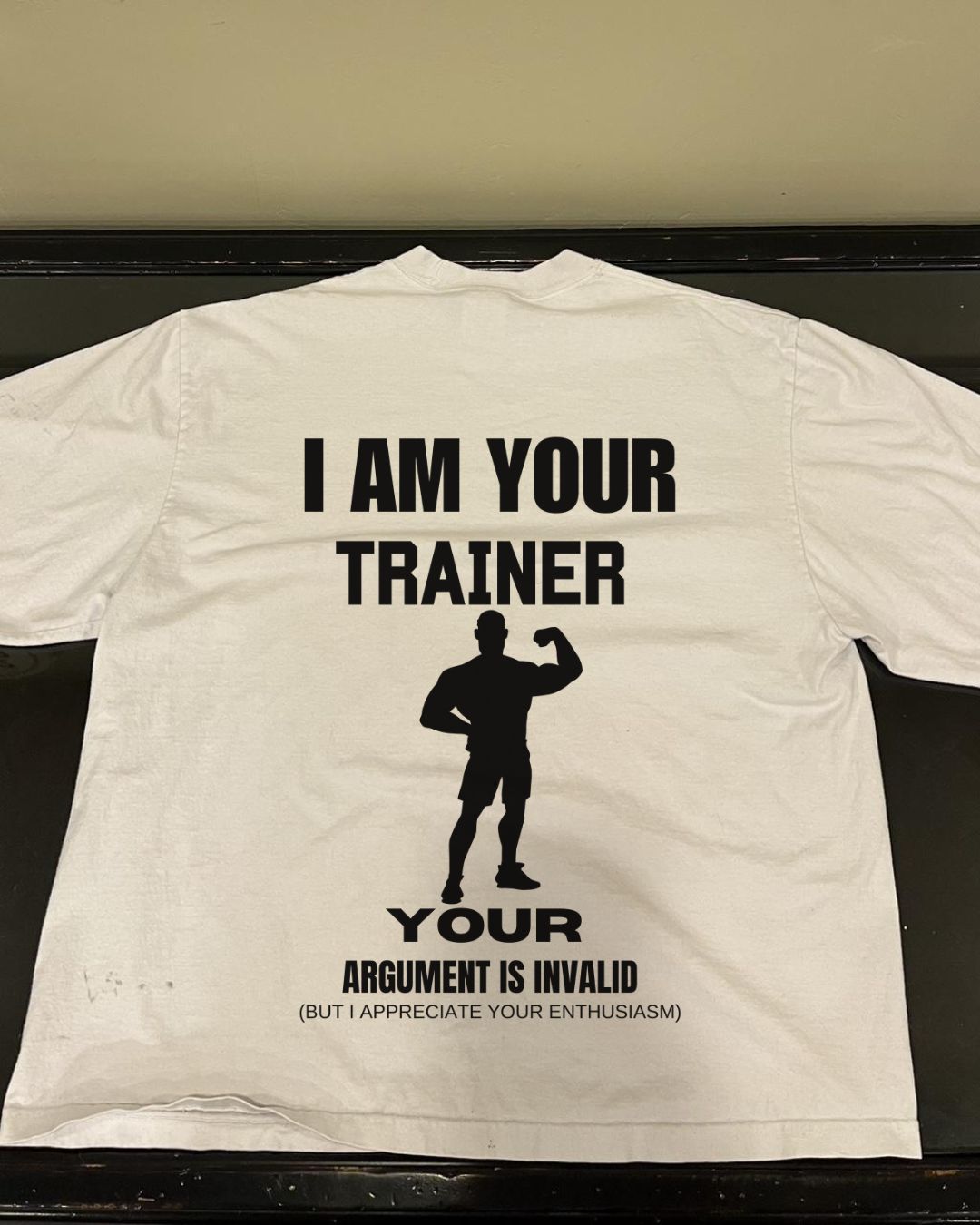 Trainer Mode Gym T-Shirt- White