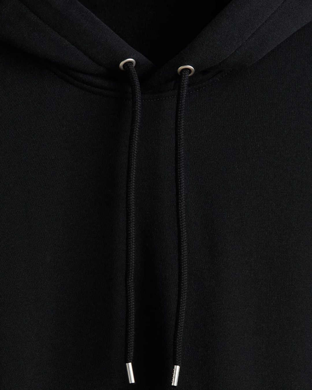 Black Plain Hoodie